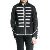 Men Gothic Military Jacket Parade Marching Jacket  Army Band Drummer Jacket